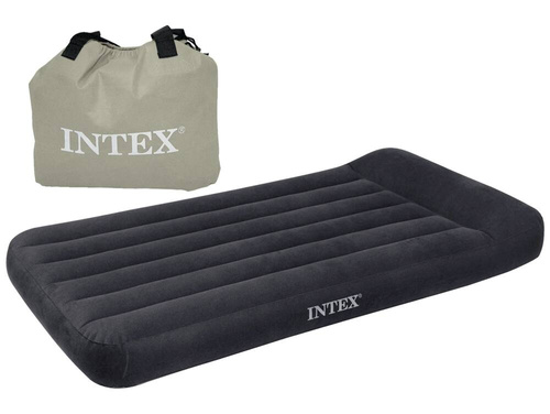 Materac dmuchany z wbudowaną poduszką 99 x 191 x 23 cm INTEX 66767