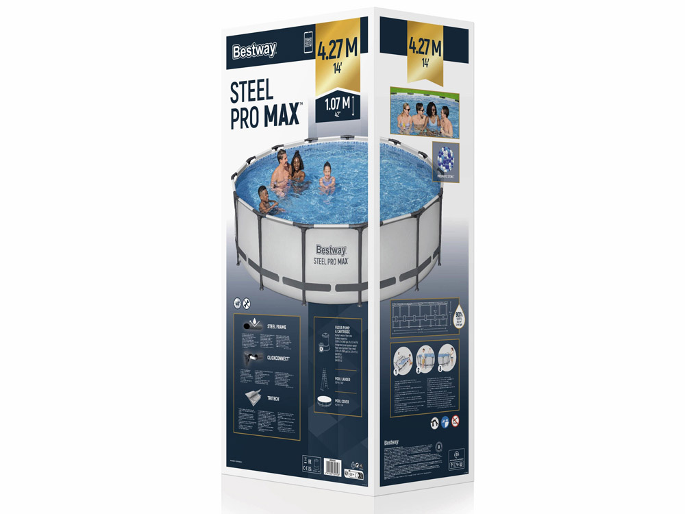 Bestway Basen STELAŻOWY 4,27m x 1,07m 11w1 56950