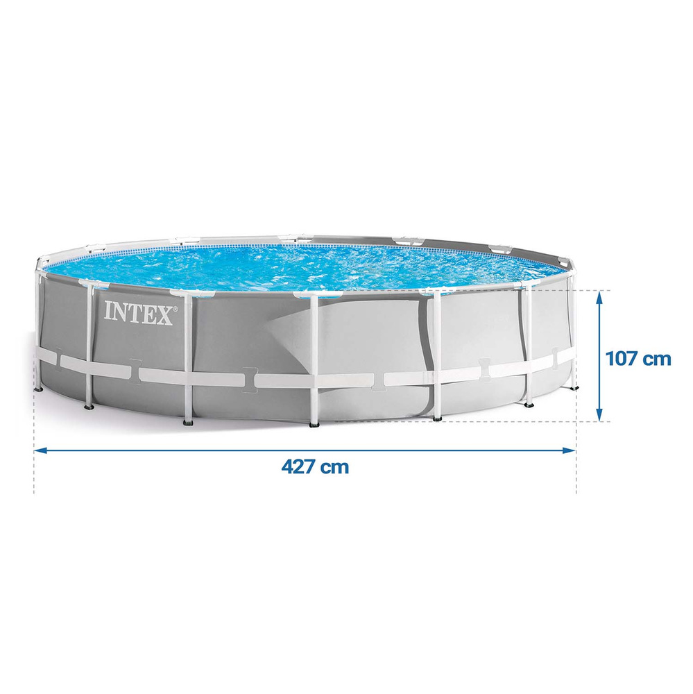 Basen stelażowy ogrodowy 427 x 107 cm INTEX 26720
