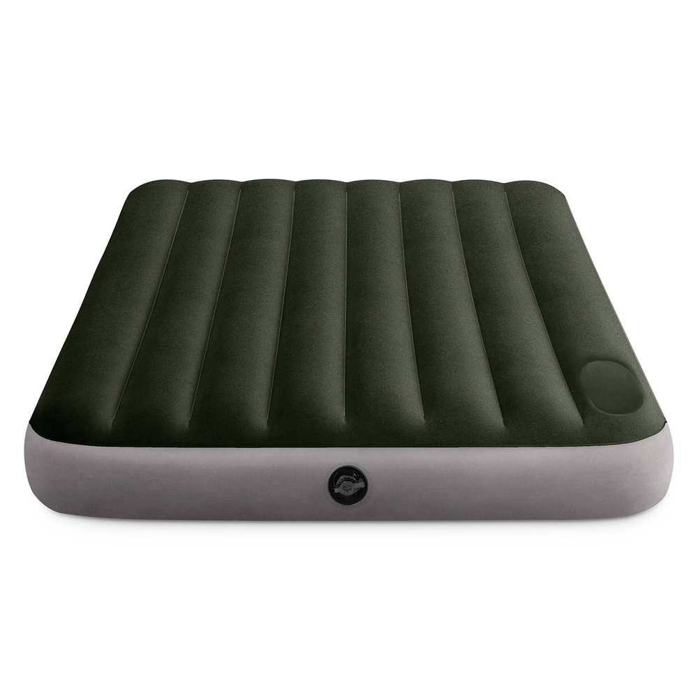Materac dmuchany z wbudowaną pompką nożną 137x191x25cm INTEX 64762