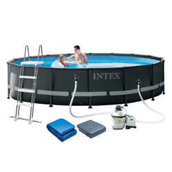 Basen ogrodowy stelażowy Ultra XTR Frame 488x122 cm INTEX 26326