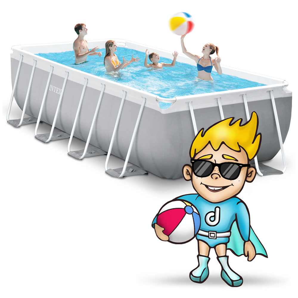 Basen ogrodowy stelażowy 488 x 244 x 107 cm INTEX 26792