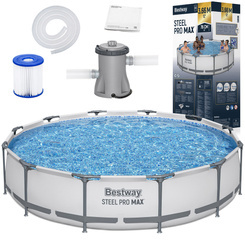 Bestway Basen STELAŻOWY 6,473L 366x76cm 7w1 pompa + filtr 56416