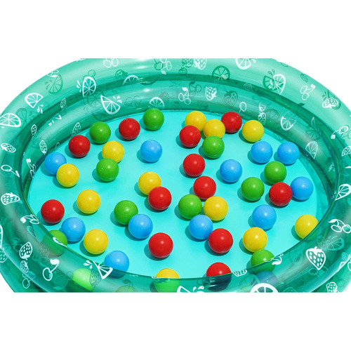 Basenik Zielony 91x20cm + Piłeczki BESTWAY