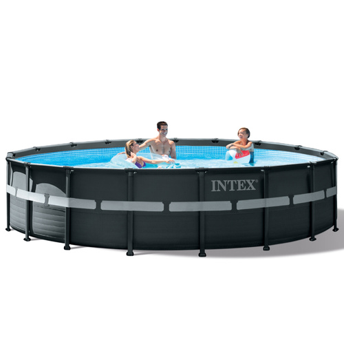 Basen ogrodowy stelażowy 549 x 132 cm INTEX 26330 z piaskiem 25 kg