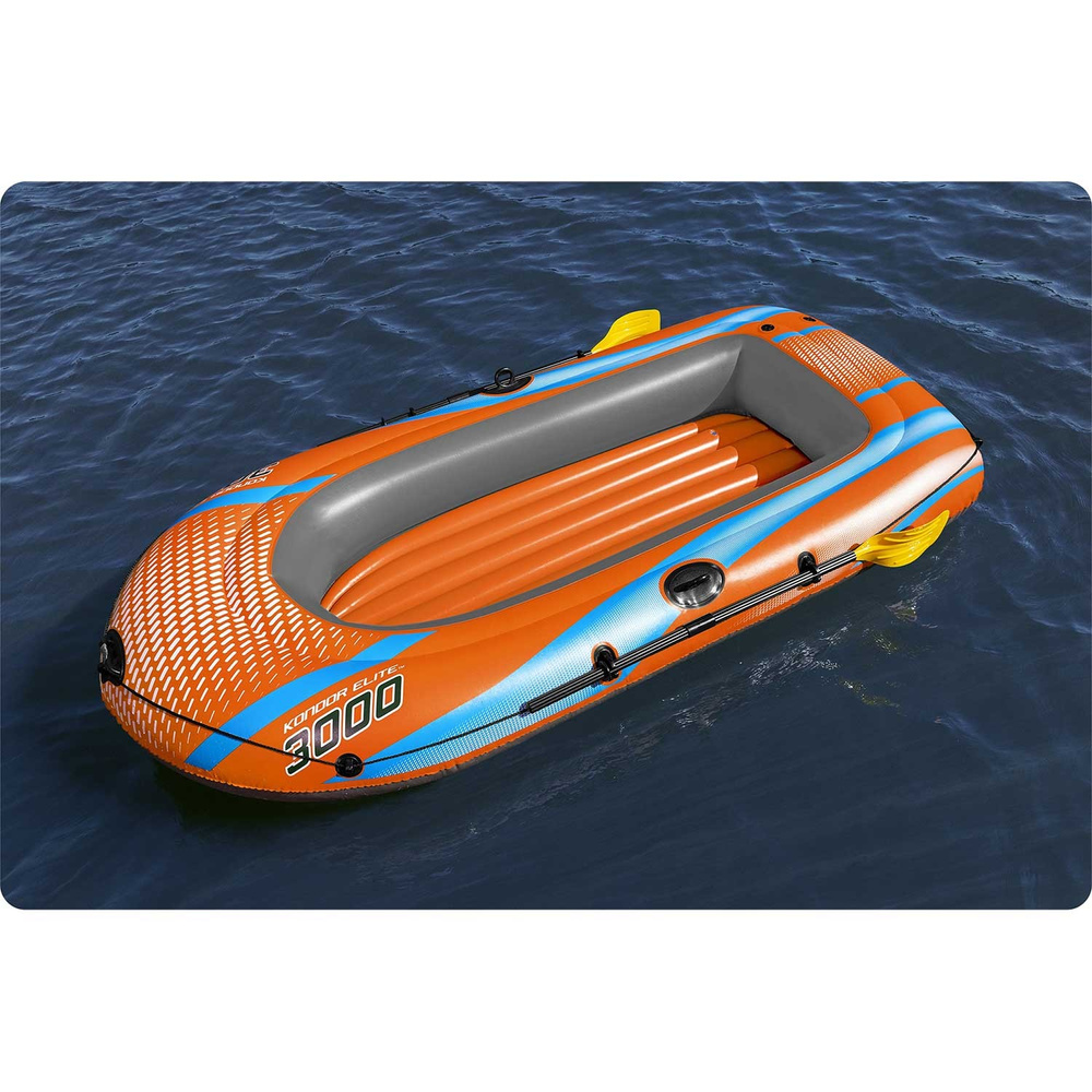 Bestway Zestaw Dmuchany ponton Kondor Elite 3000 z wiosłami i pompką 61145