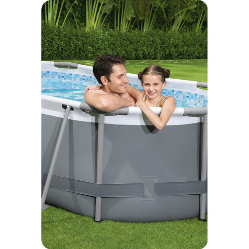 Basen ogrodowy stelażowy 305 x 200 x 84 cm 10w1 Bestway 5614A