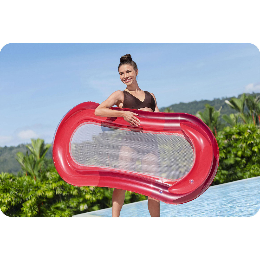 Materac do pływania czerwony Bestway 43103