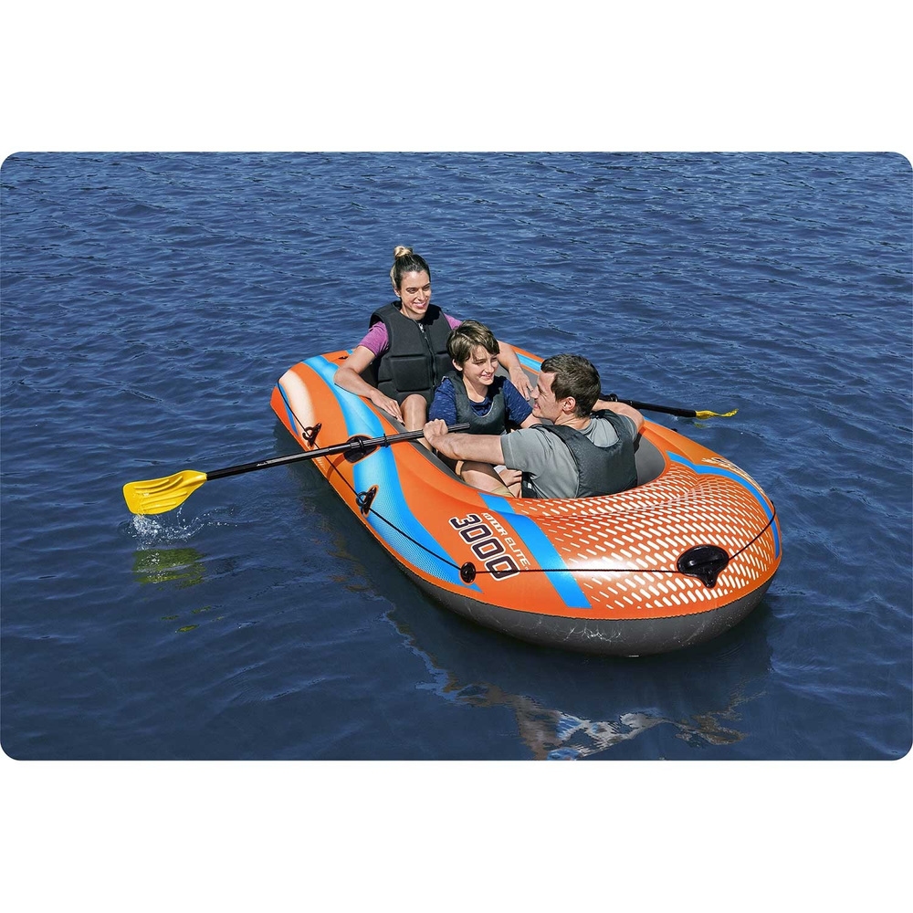 Bestway Zestaw Dmuchany ponton Kondor Elite 3000 z wiosłami i pompką 61145