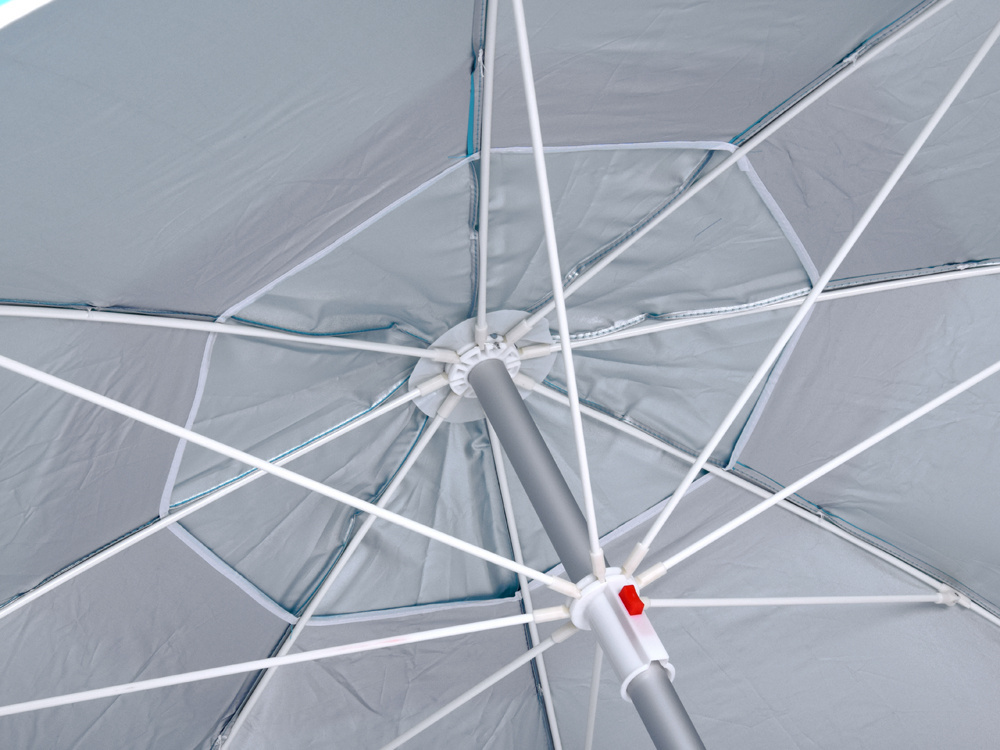 Parasol Plażowy Ogrodowy Chalkidiki Para SoleSun UPF50 240cm ŁAMANY SP0810