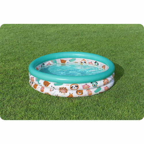 Basen dmuchany Brodzik dla dzieci 102x25cm Rybki BESTWAY + Łatka naprawcza