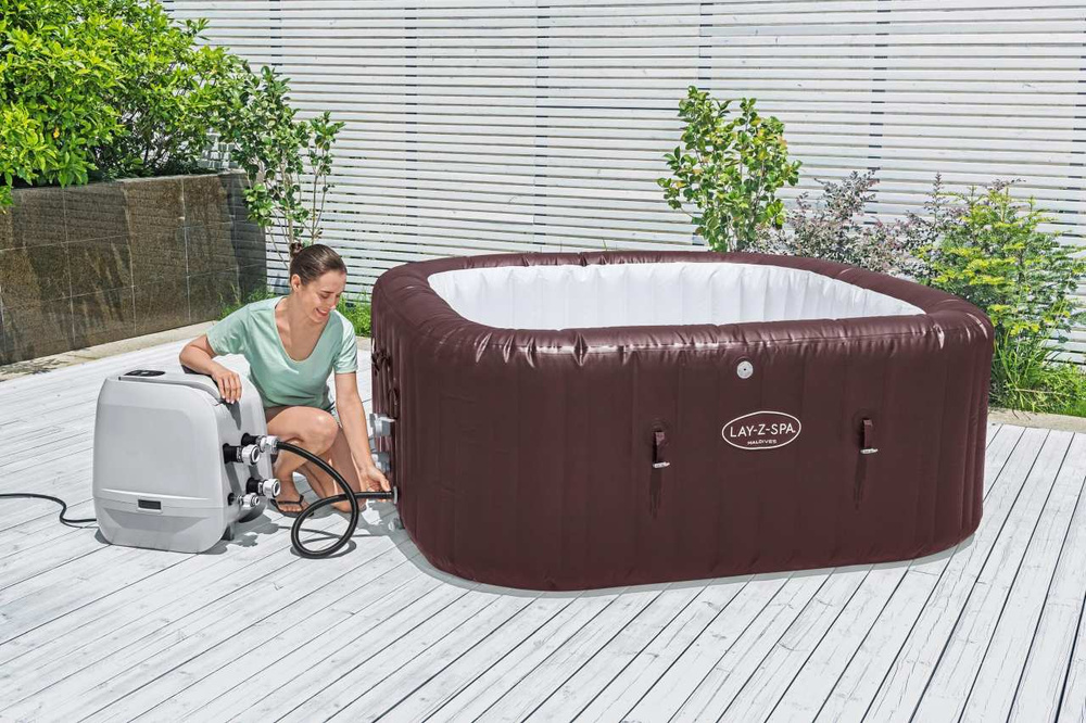 Bestway Lay-z-Spa Maldives Pro7 2025 jacuzzi WiFi aplikacja LED 5-7os 6001U