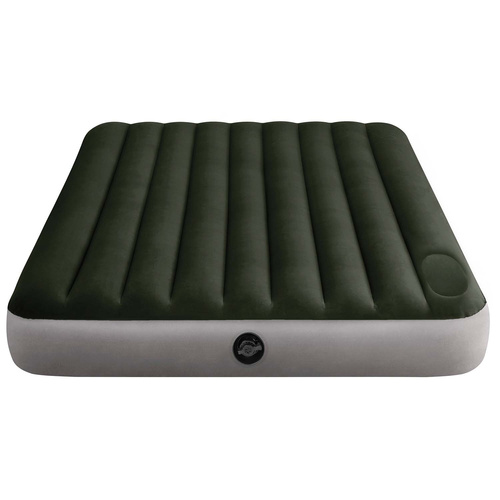 Materac dmuchany z wbudowaną pompką nożną 152x203x25cm INTEX 64763