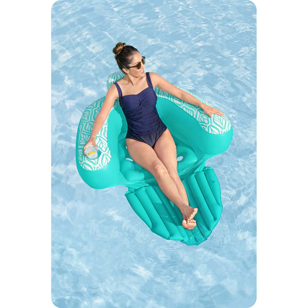 Bestway Dmuchany FOTEL do wody Deluxe Comfort Plush 145x120cm 43719