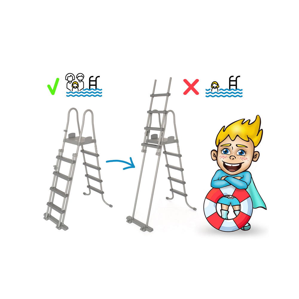 Basen ogrodowy stelażowy 427 x 250 x 100 cm 11w1 Bestway 56620