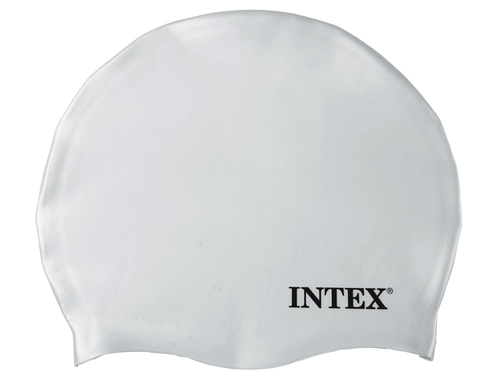 Czepek pływacki na basen do pływania biały INTEX 55991