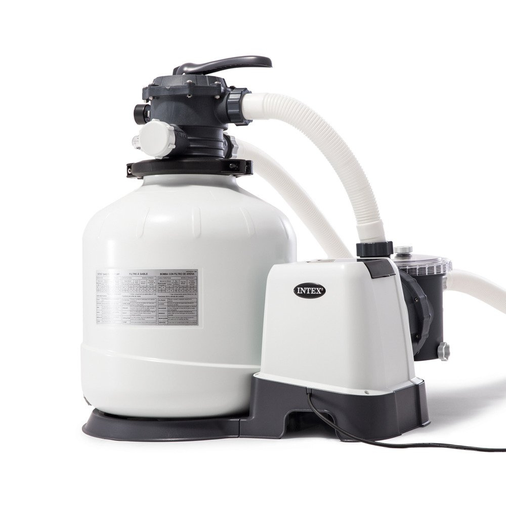 Pompa filtrująca piaskowa o wydajności 12000 l/h INTEX 26652 + piasek kwarcowy 50kg