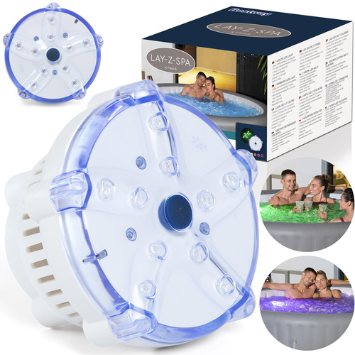 Bestway Lampka LED do SPA Jacuzzi 7 kolorów 10 diod energooszczędne 60303