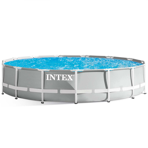 Basen ogrodowy stelażowy Prism Frame 457x107 cm z pompą filtrującą INTEX 26724 NP