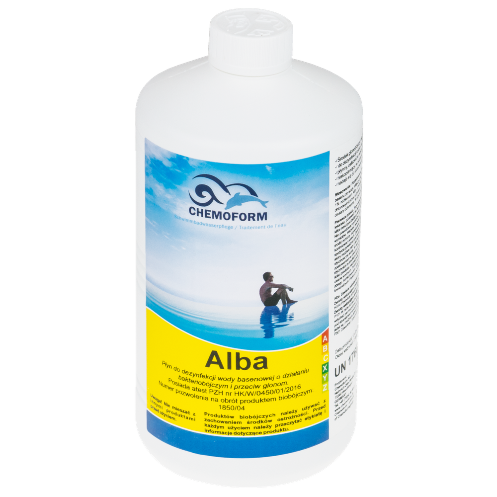 Zestaw chemii basenowej niemieckiej do wody basenu 4w1 alba tabletki multi