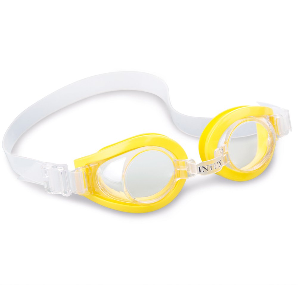 Okulary na basen do pływania żółty INTEX 55602