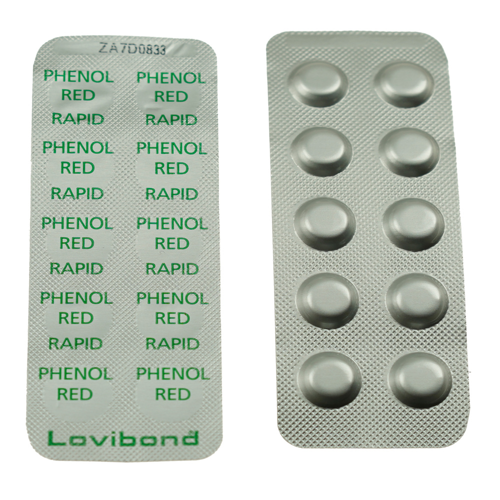 Tabletki Lovibond do testera PHENOL RED ph wody