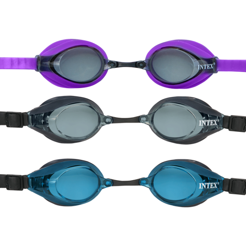 Okulary pływackie kolor niebieski INTEX 55691