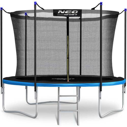 Trampolina ogrodowa 10ft/312cm z siatką wewnętrzną i drabinką Neo-Sport